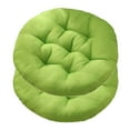 thumbnail image 1 of Tianherq 2 Pack Round Floor Pillows for Adults, Seat Cushions for Office Chair Pads Garden Patio Furniture Desk Stool Pad 15.7in, Green, 1 of 6