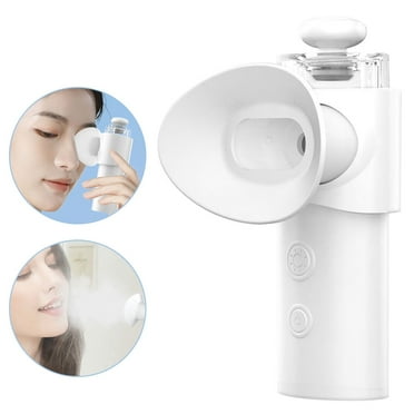 Tianherq Portable Heated Nano Eye Mist Sprayer Rechargeable Electric Eye Steamer for Dry Eye Relief & Warm Compress, Eye Skin SPA Treatment, White