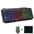thumbnail image 1 of Tianlaimei 104 Keys Gaming Keyboard and Mouse Set, Wired Rainbow RGB Backlight Computer Keyboard, for PC Gamer, 1 of 9