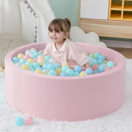 Tianlaimei Memory Foam Sponge Indoor Round Ball Pit (NO Balls) for Toddler Children