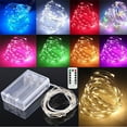 thumbnail image 1 of Tianlaimei Warm White 100ft 300 LED Fairy String Lights Battery Powered, Decorative Twinkle Fairy Lights with Remote for Party Garden Outdoor, 1 of 11
