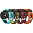 thumbnail image 1 of Tianle 4 Pack Silicone Watch Band Replacement Solft Silicone Strap Compatible Forerunner 230/220/ 235/620/ 630/ 735XT/ Approach S20/ S5/ S6, 1 of 7