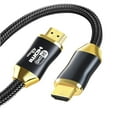 thumbnail image 1 of Tianle 8K HDMI 2.1 Cable, 1m/3.3ft 48Gbps Ultra High Speed Braided HDMI Cable HDR10 Compatible with 8K60Hz, 4K120Hz, HDCP 2.2 2.3, PC, Monitor, Laptop, PS5, Ethernet, 1 of 7
