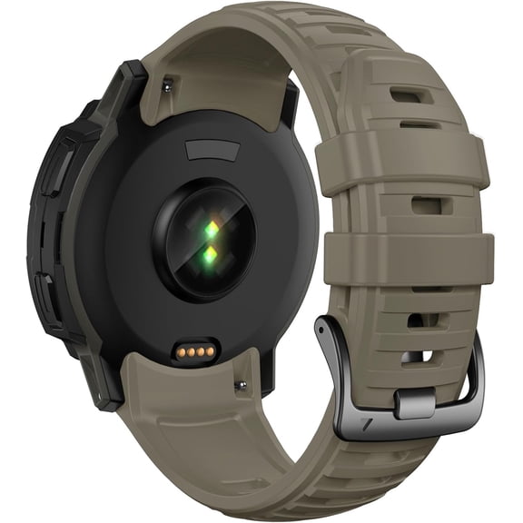 Tianle Band Compatible with Garmin Instinct 2X Solar, Instinct 2X Soft 26MM Silicone Replacement Watch Strap