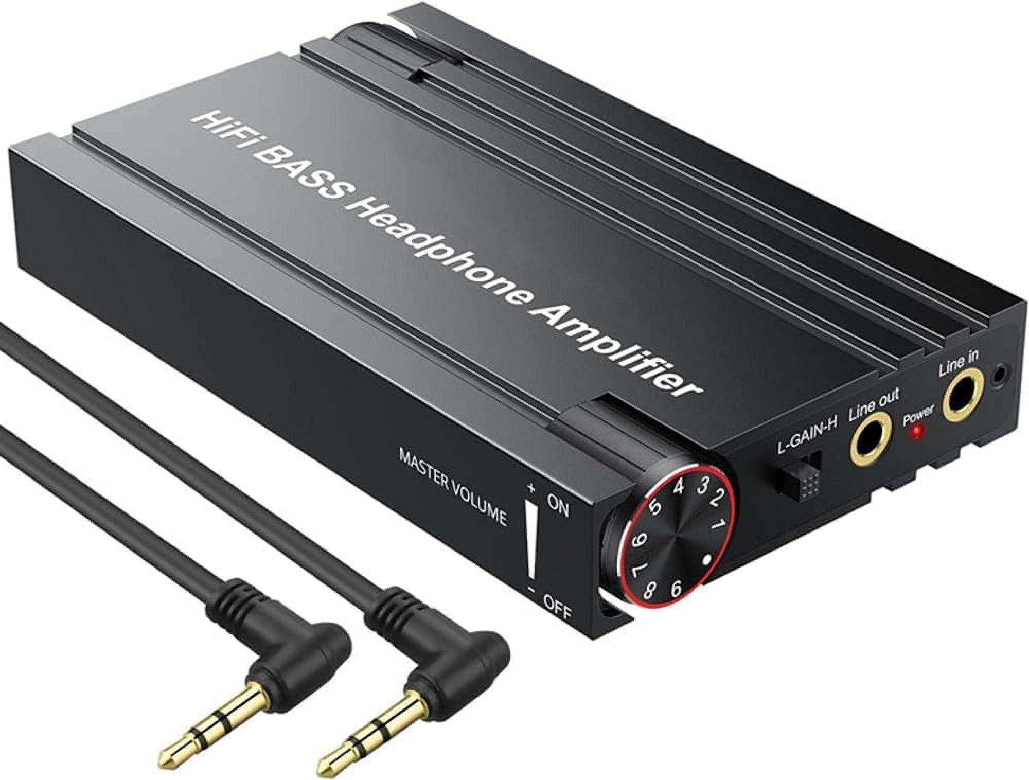 Amplificateur Casque Bluetooth 5.0 H.May - Port 3.5mm, Réglage Volume/Basses, Batterie 1400mAh - Pour Écouteurs 16-600Ω - 9