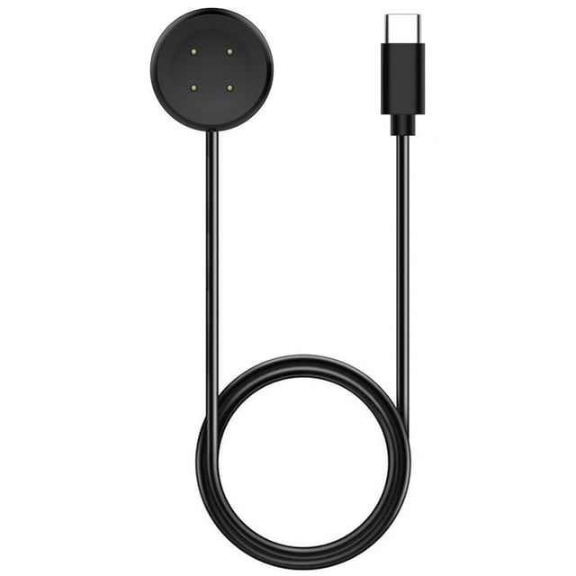 Tianle Charger Cable Compatible with Google Pixel Watch 2, Magnetic Charging Cable Cord Compatible with Pixel Watch 2 Smartwatch (2 Pack, Black)