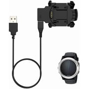 Tianle Charger Compatible with Fenix 3/Fenix 3 HR/Quatix 3/ Tactix Bravo/ D2 Bravo, Replacement Charging Cable Cord Compatible with Garmin Fenix 3 Heart Rate Smart Watch [3.3ft/1m]