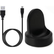 Tianle Charger Compatible with Gear S3 Frontier & Gear S3 Classic, Replacement Charging Dock Cradle Cable Compatible with Samsung Gear S3 Frontier/Classic Smart Watch Black