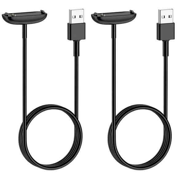 Tianle Charger Compatible with Fitbit Inspire 3, Replacement USB Charging Cable for Fitbit Inspire 3 (2 Pack, 3.3ft/1m)