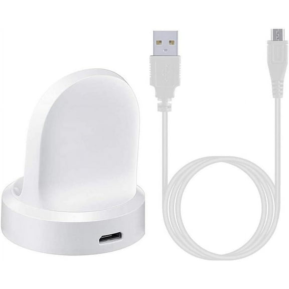 Tianle Charger Compatible with Gear S2 / Gear S2 Classic, Replacement Charging Dock Cradle for Samsung Gear S2 Smart Watch (White)