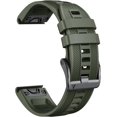 thumbnail image 1 of Tianle Compatible with Fenix 5 Band 22mm Width Soft Silicone Watch Strap for Fenix 5 Plus/Fenix 6/Fenix 6 Pro/Fenix 7/exip/Forerunner 935/945/Approach S60/Quatix 5 (Army Green), 1 of 8
