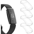 thumbnail image 1 of Tianle Compatible with Fitbit Inspire 2 Screen Protector Case, [4 PACK] Soft TPU Full Around Protective Cover Bumper for Fitbit Inspire 2 Smartwatch Accessories (Clear+Clear+Clear+Clear), 1 of 8