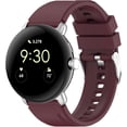 thumbnail image 1 of Tianle Compatible with Google Pixel Watch 2 Watch Bands, Quick Release Silicone Replacement Bands Straps Wristbands Fit for Google Pixel Watch 2/Pixel Watch 1 Smartwatch, Wine Red, 1 of 5