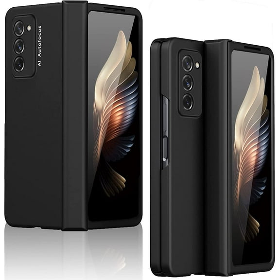 Tianle Compatible for Samsung Galaxy Z Fold 2 Case with Hinge, Ultra-Thin Hard PC Bumper All-Inclusive Anti-Drop Free Folding Hinged Cover Case for Galaxy Z Fold 2 (Black)