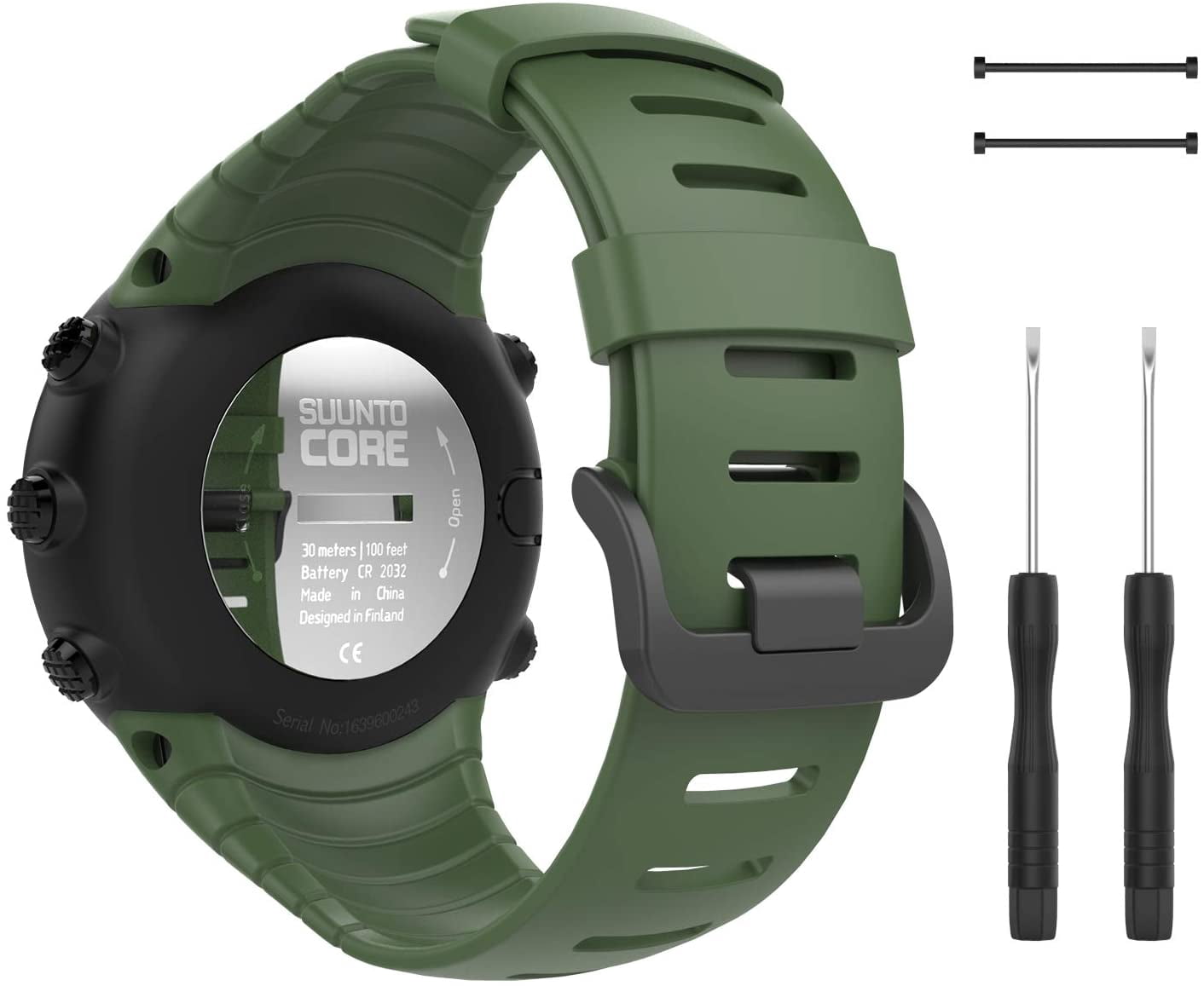 Tianle Compatible with Suunto Core Watch Band, Classic Replacement Soft ...