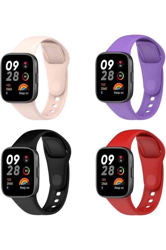 Compatible with Redmi watch 3 strap - Silicone replacement fitness replacement strap and watch strap sports bracelet for Redmi watch 3
