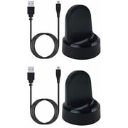 Tianle Compatible with Samsung Gear S2 Charger, Replacement Charging Cradle Dock for Samsung Gear S2, Gear S2 Classic Smart Watch 2 Pack