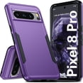 thumbnail image 1 of Tianle for Google Pixel 8 Pro Case, Pixel 8 Pro Case [15FT Military Protection][Double Layer][Heavy Duty][Anti-Slip][Matte Feel] Shockproof Phone Case for Pixel 8 Pro 6.7" (Purple), 1 of 6