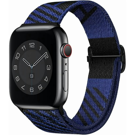 Tianle Straps Compatible with Apple Watch Series 9 Band 41mm 45mm,Sport Elastic Nylon Fabric Solo Loop Replacement S9 Strap Compatible with iWatch series 8 7 6 5 4 3 2 1 SE Bands
