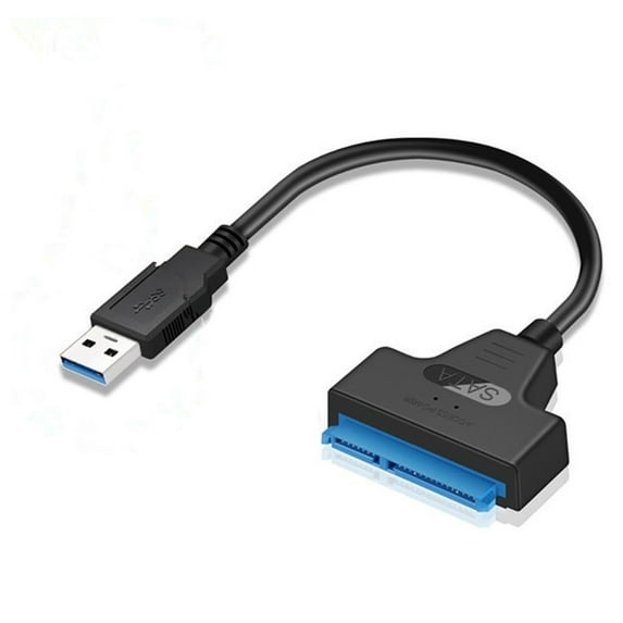 Tianle USB to SATA Cable,USB 3.0 to SATA 22 Pin 2.5 Inch Hard Drive Adapter, USB External Converter Cable for 2.5" SSD/HDD Hard Drive Disks With Power Port (Single USB)