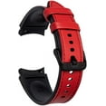 thumbnail image 1 of Tianle Watch Band Compatible for Samsung Galaxy Watch 6 40mm 44mm /Galaxy Watch 6 Classic 43mm 47mm Band, 20mm Quick Release Strap Soft Genuine Leather Hybrid Silicone Wristband for Galaxy Watch 6 5 4, 1 of 6