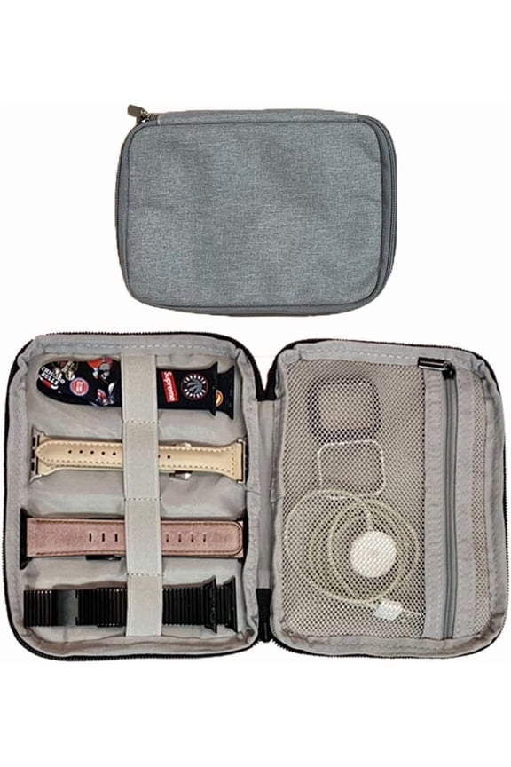 Watch Band Organizer - Watch Straps Holder Carrying Case Storage Bag Travel Pouch for Women Men Most Sizes of Watch Bands Accessories