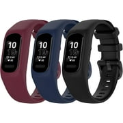 Watch Bands Compatible with Garmin Vivosmart 5 Bands Replacement Strap Wristbands Bracelet Band for Vivosmart 5 for Women Men