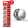 thumbnail image 1 of Tianqiu CR2016 3V Lithium Coin Cell Batteries (5 Batteries), 1 of 11