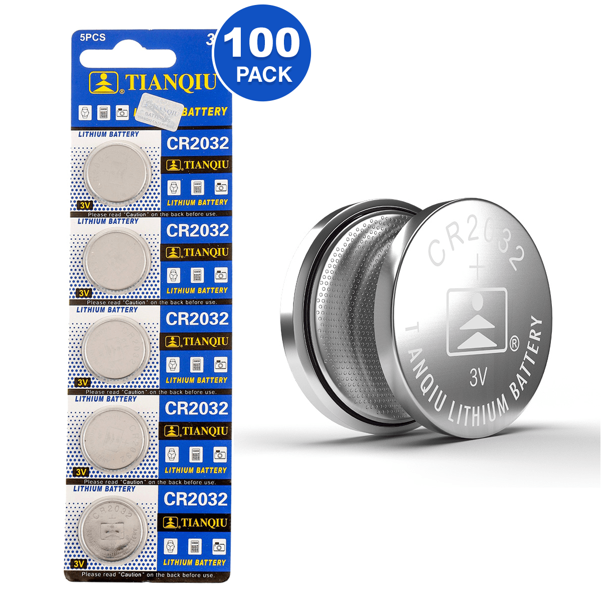 Cr2032 Br2032 2032 3V Lithium Batteries 20 Pcs 4 Cards...