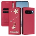 thumbnail image 1 of Tianyeda for Google Pixel 10 Case, PU Leather Wallet Case with RFID Blocking Card Holder Red, 1 of 5