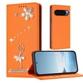 thumbnail image 1 of Tianyeda for Google Pixel 10PRO Case, PU Leather Wallet Case with RFID Blocking Card Holder Orange, 1 of 5