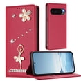 thumbnail image 1 of Tianyeda for Google Pixel 10PRO Case, PU Leather Wallet Case with RFID Blocking Card Holder Red, 1 of 5