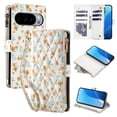 thumbnail image 1 of Tianyeda for Google Pixel 9/9 Pro/10/10 Pro Case Wallet Card Holder Zipper Leather Flip Cover Crossbody Wrist Strap with Stand A3, 1 of 5