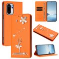 thumbnail image 1 of Tianyeda for Oneplus ACE 6/6T/15R. Case Wallet case Phone Cover with RFID Blocking Credit Card Holder Flip Book For Women Orange, 1 of 5