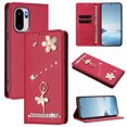 thumbnail image 1 of Tianyeda for Oneplus ACE 6/6T/15R. Wallet case Phone Cover with RFID Blocking Credit Card Holder Flip Book For Women Red, 1 of 5