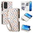 thumbnail image 1 of Tianyeda for Samsung Galaxy A53 Case Wallet Card Holder Zipper Leather Flip Cover Crossbody Wrist Strap with Stand A4, 1 of 5