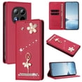 thumbnail image 1 of Tianyeda for XiaoMi RedMi Note 15 PRO 5G Wallet case Phone Cover with RFID Blocking Credit Card Holder Flip Book For Women Red, 1 of 5