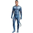 thumbnail image 1 of TiaoBug Animal Bodysuit for Men Full Length Gloved Sleeve Padded Tail Footed Rompers Cosplay Jumpsuit Type G M, 1 of 1