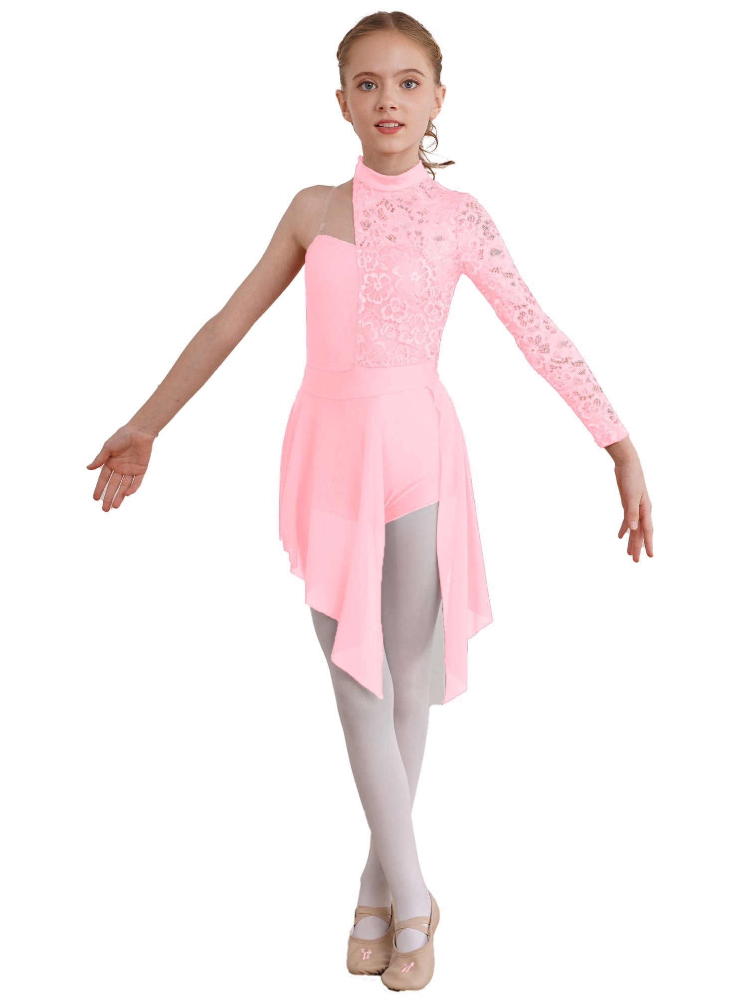 chinese dress ladies Long-sleeves Crystalline Pearl Ballroom Dress Standard/Smooth # M4723 –  Unika Dancewear main image 0