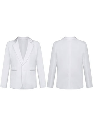 Ladies white dress jacket best sale