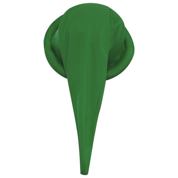 TiaoBug Christmas Elf Hat Dwarf Hat Long Pointed Witch Hat Storybook Character Costumes Green One Size