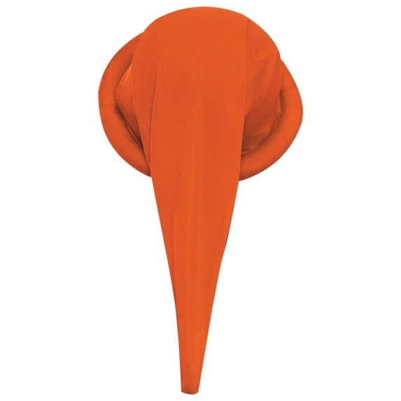 TiaoBug Christmas Elf Hat Dwarf Hat Long Pointed Witch Hat Storybook Character Costumes Orange One Size