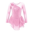 thumbnail image 1 of TiaoBug Girls Figure Ice Skating Roller Dress Ballet Dance Gymnastics Leotard Dancewear 4-14, 1 of 5