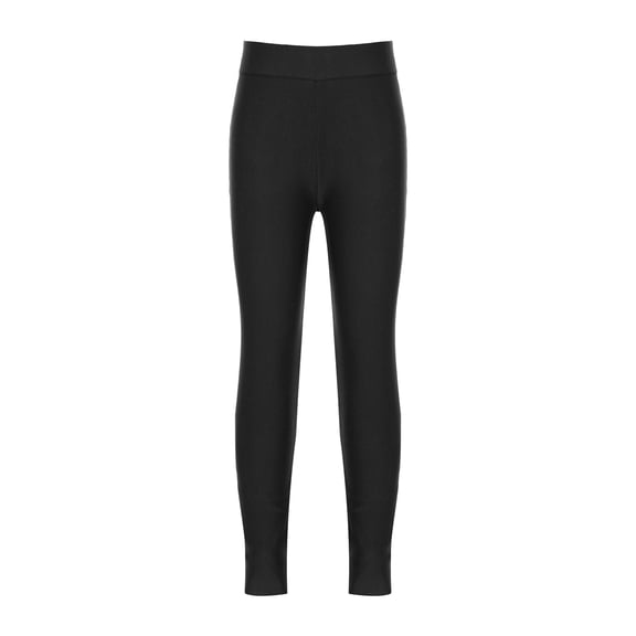 TiaoBug Girls' Swim Bottoms Swimming Leggings Rash Guard UV Sun Protection Beach Sports Trousers Black 8