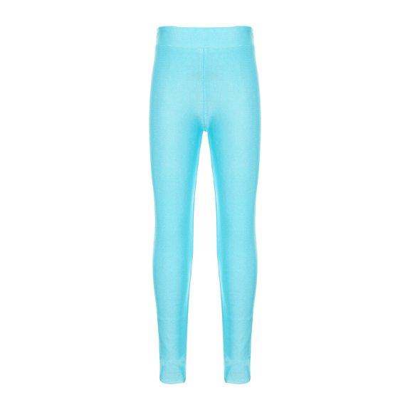 TiaoBug Girls' Swim Bottoms Swimming Leggings Rash Guard UV Sun Protection Beach Sports Trousers Light Blue 14