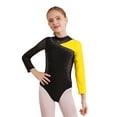 thumbnail image 1 of TiaoBug Gymnastics Leotard for Girls Athletic Dance Skating Jumpsuit Ballet Unitards Yellow 12, 1 of 1