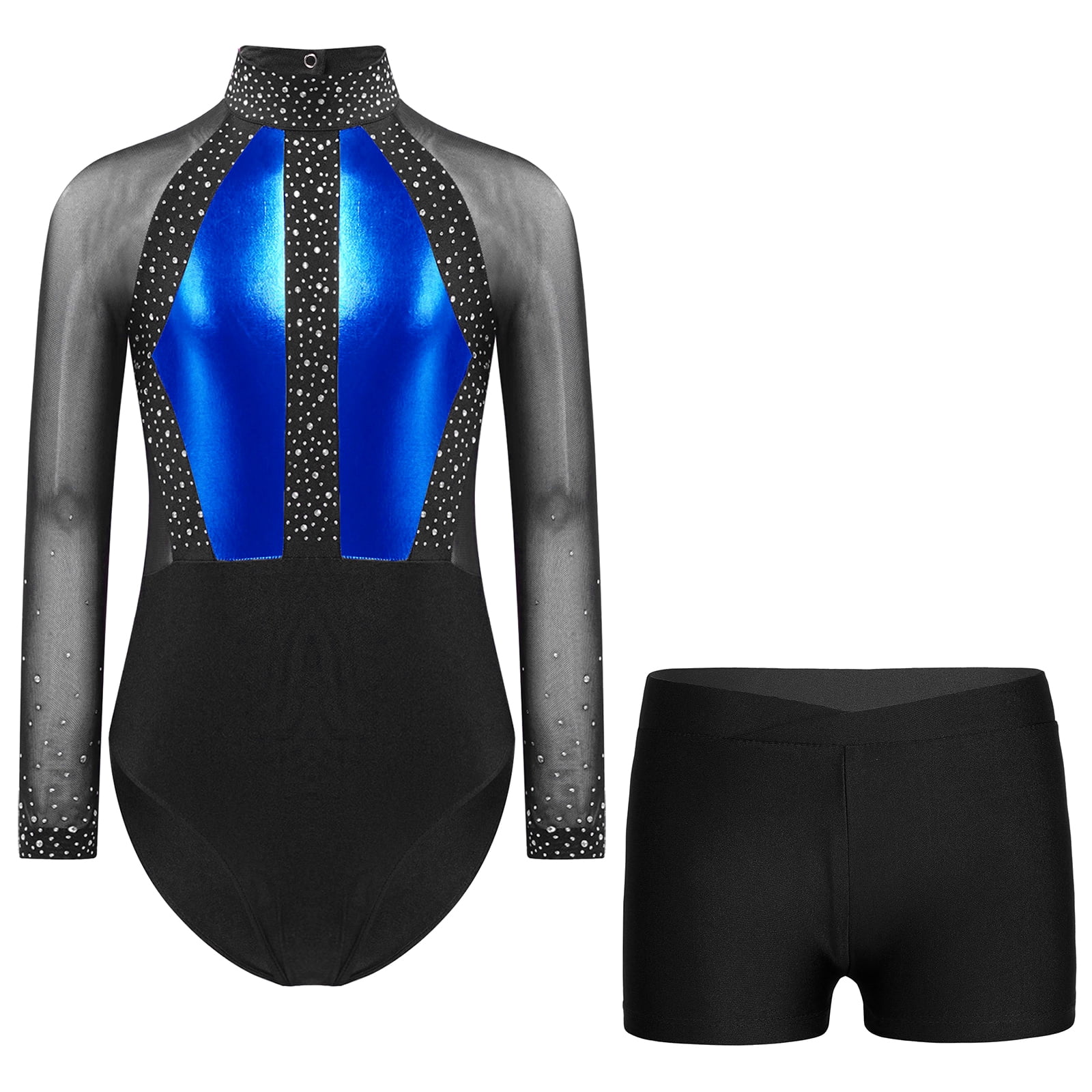 Yürümeye başlayan jimnastik Leotard kollu bebek kız çocuklar için