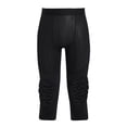thumbnail image 1 of TiaoBug Kids Boys Padded Protective Shorts Pants Football Training Pants Youth Skateboarding Leggings Black 15-16, 1 of 7