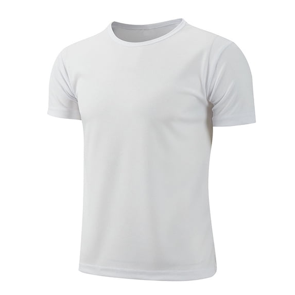 TiaoBug Kids Boys Quick Dry Sports Top Short Sleeve Rash Guard Swim Shirts White 10-11