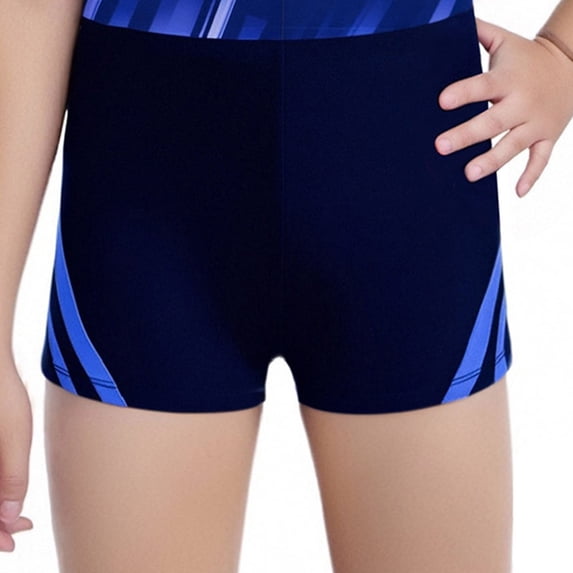 TiaoBug Kids Boys Shorts Athletic Sports Gymnastics Yoga Workout Tumbling Practice Activewear Biker Shorts Blue 16